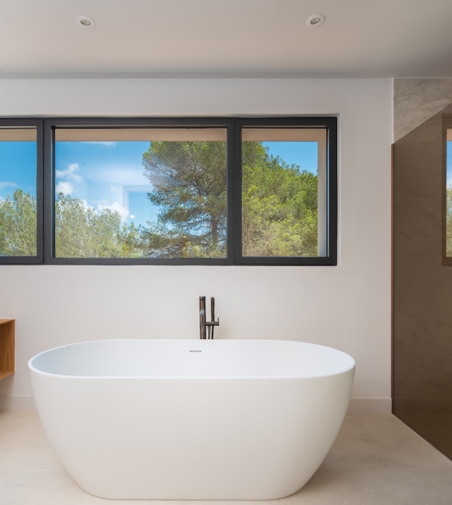 Resa Estates Ibiza for sale newbuilt villa Roca Llisa luxury elevator bathroom 2.jpg
